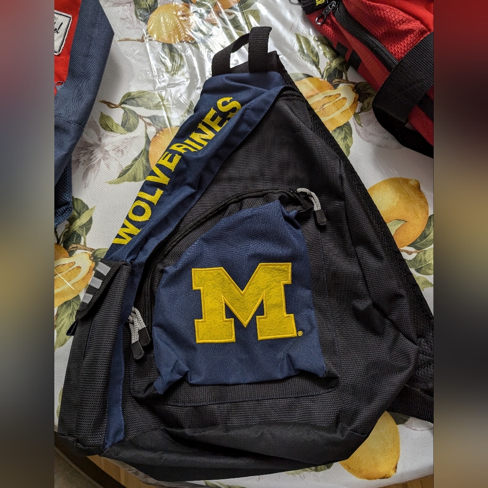 University of Michigan sling bag